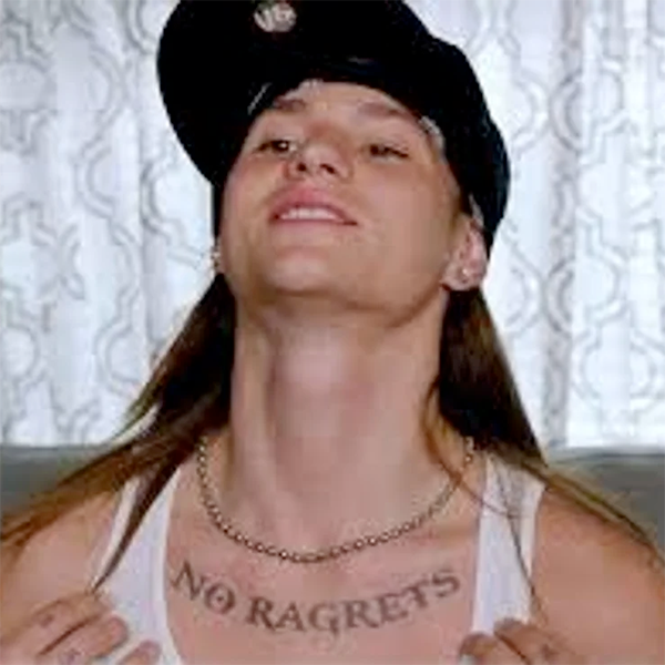 No Ragrets tattoo from We're the Millers